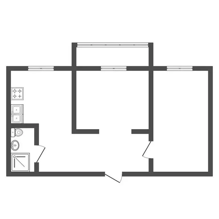 2-комнатная квартира: Прокопьевск, улица Есенина, 24 (52 м) - Фото 1