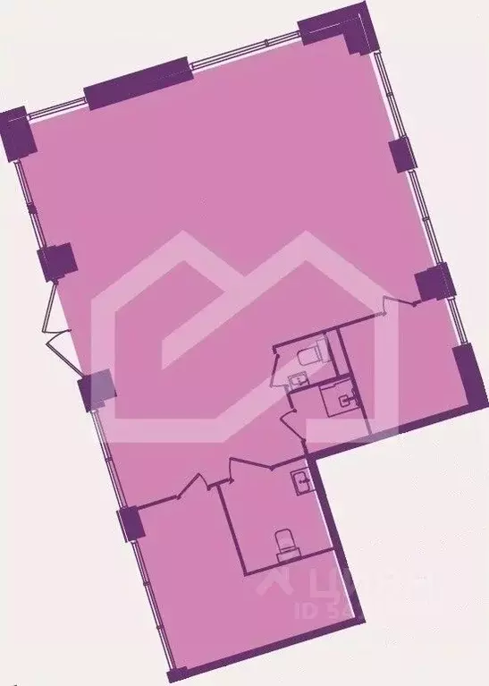 Торговая площадь в Москва Пейв жилой комплекс (95 м) - Фото 2