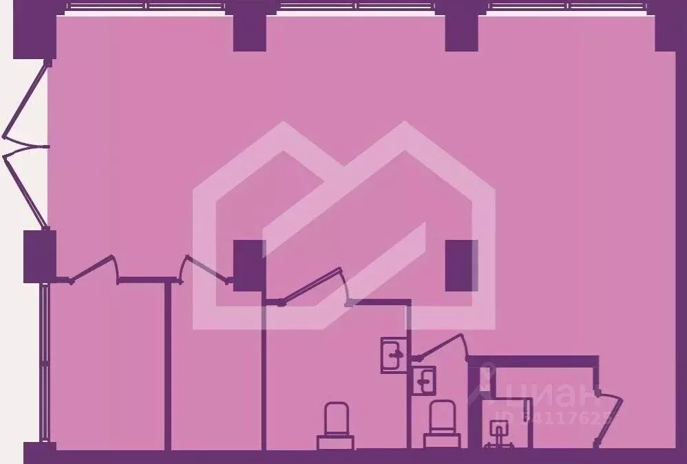 Торговая площадь в Москва 2-й Павелецкий проезд, 7С8 (63 м) - Фото 2