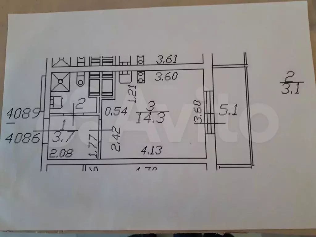 Квартира-студия, 21,4 м, 14/25 эт. - Фото 1