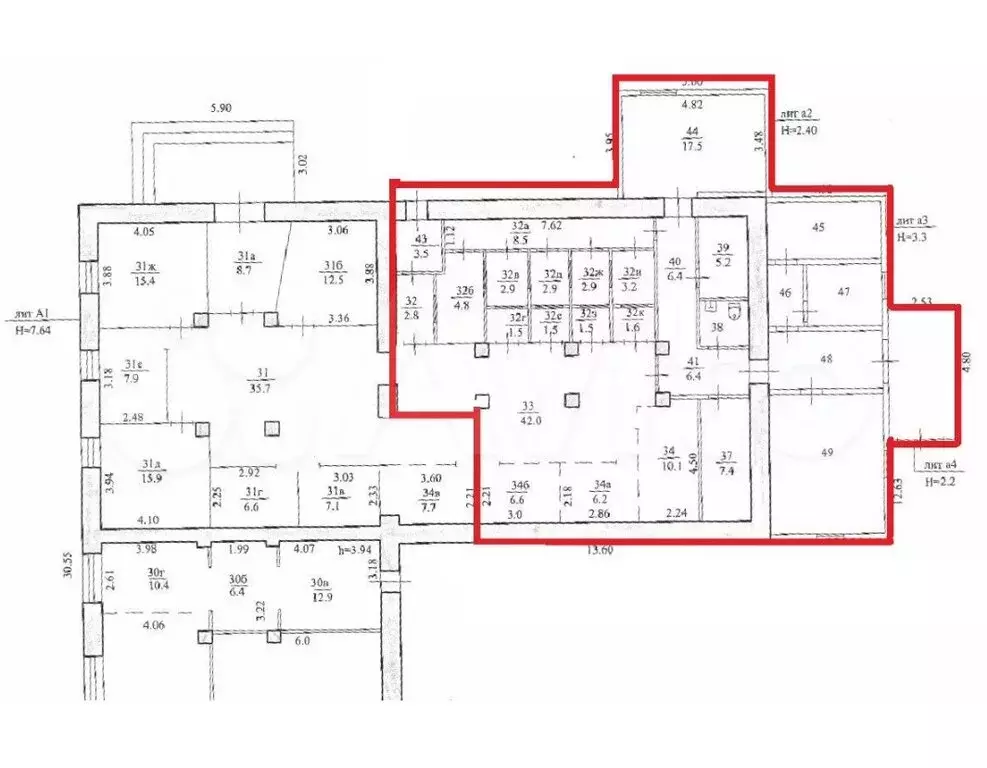 Помещение свободного назначения (156 м) - Фото 2