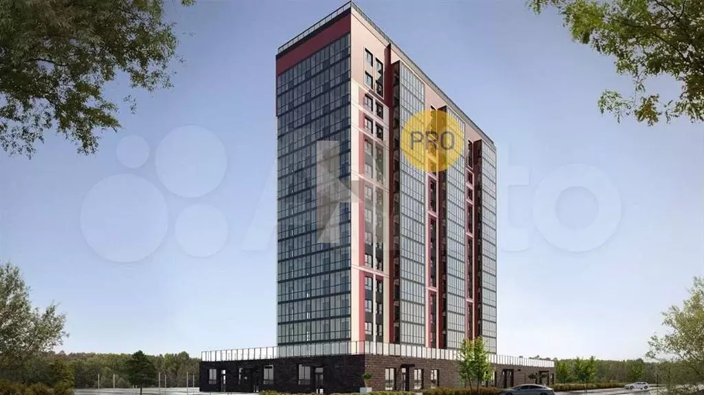 1-к. квартира, 35,1 м, 2/16 эт. - Фото 1