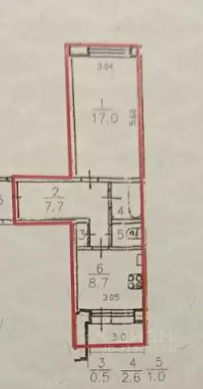 1-к кв. Санкт-Петербург ул. Десантников, 12к1 (37.5 м) - Фото 1