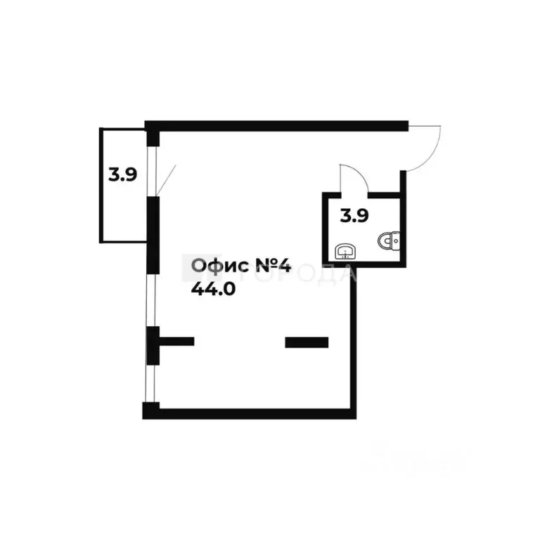 Офис в Новосибирская область, Новосибирск Республиканская ул., 33 (52 ... - Фото 2