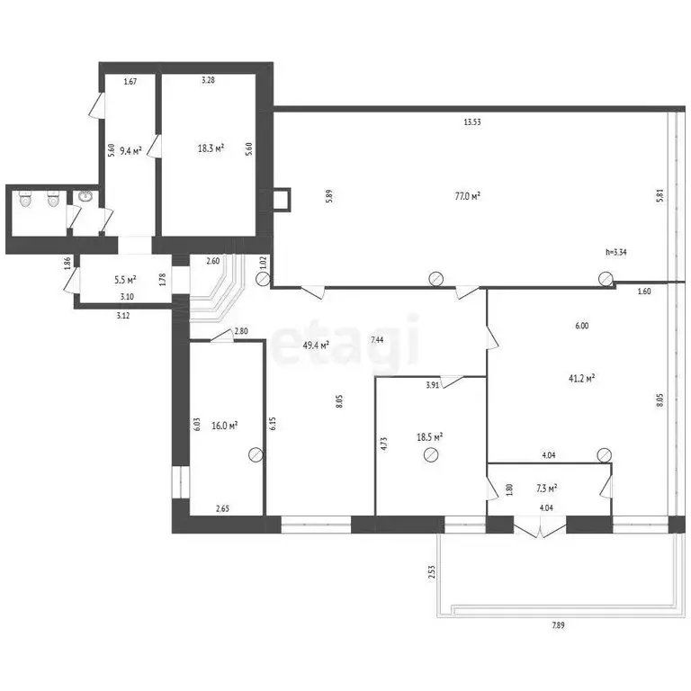 Помещение свободного назначения (247 м) - Фото 1