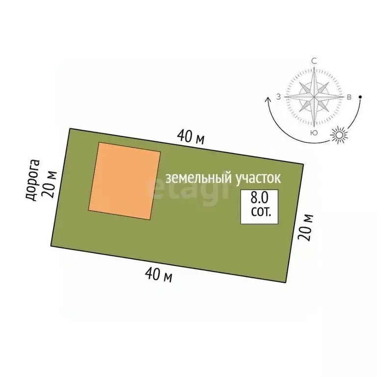Дом в Крым, Красногвардейское пгт ул. Дорожная, 47 (100 м) - Фото 1