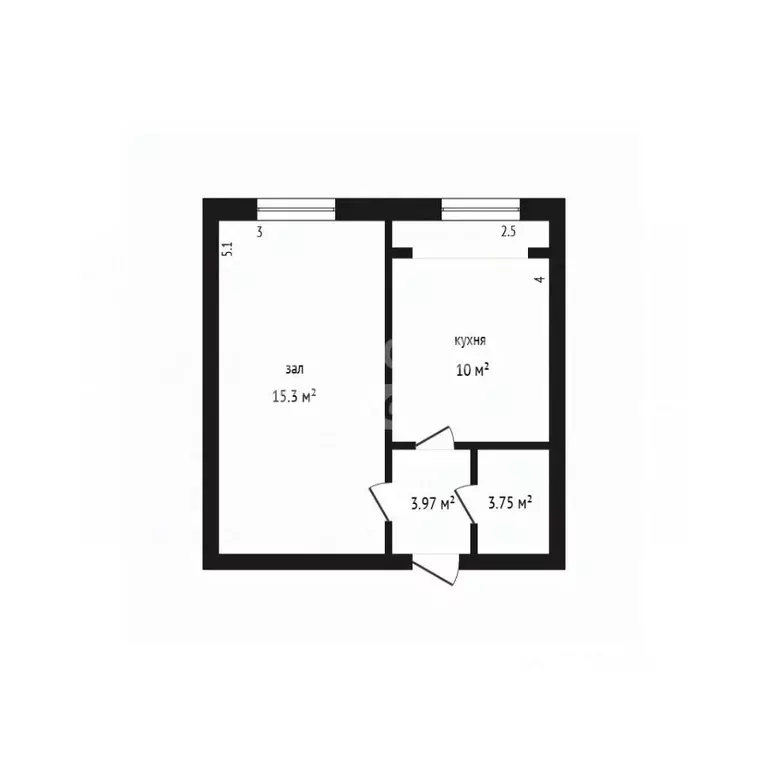 1-к кв. Дагестан, Дербент Фабричная ул., 8 (32.0 м) - Фото 2