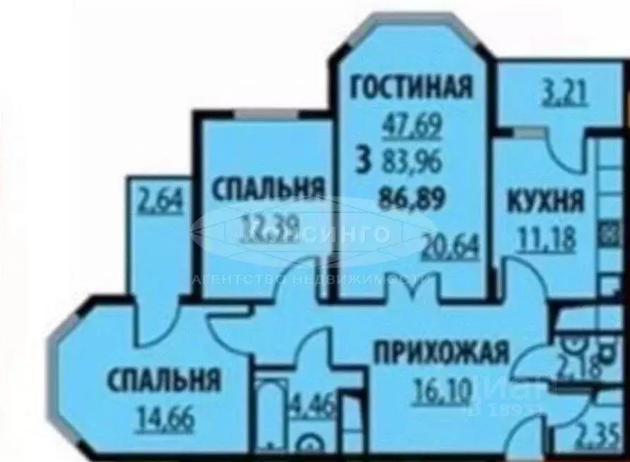 3-к кв. Московская область, Балашиха Ольгино мкр, ул. Жилгородок, 4к1 ... - Фото 2