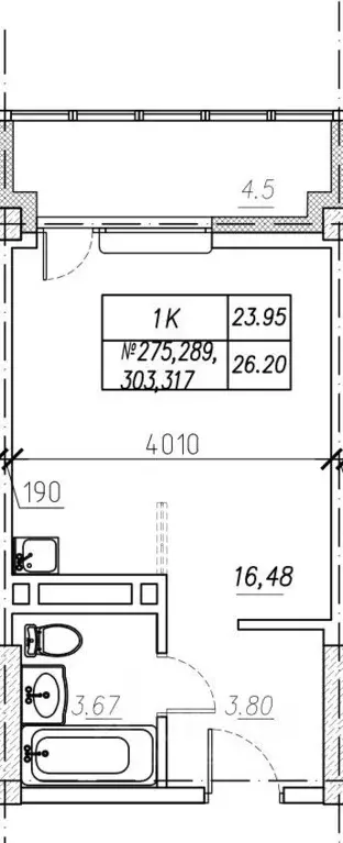 1-к кв. Приморский край, Владивосток ул. Расула Гамзатова, 5к2/1 (26.2 ... - Фото 1
