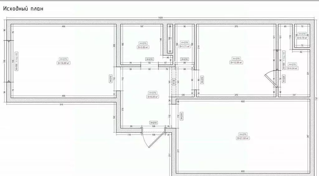 2-к кв. Краснодарский край, Анапа ул. Адмирала Пустошкина, 22к2 (67.0 ... - Фото 2
