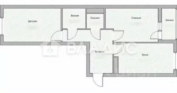 2-к кв. Белгородская область, Белгородский район, Северный городское ... - Фото 2