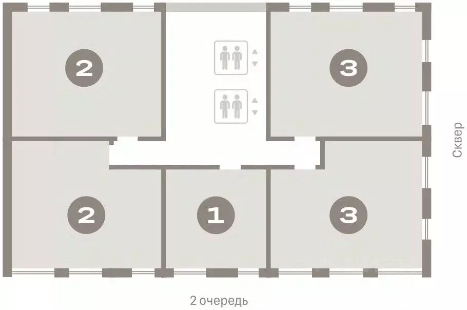 2-к кв. Новосибирская область, Новосибирск ул. Аэропорт, 88 (74.23 м) - Фото 1