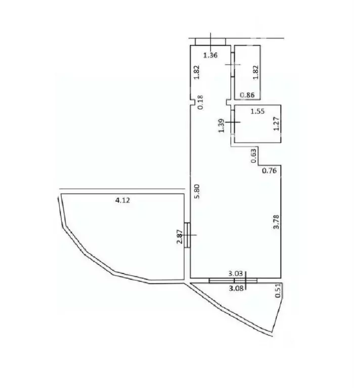 1-к кв. Краснодарский край, Сочи Бытха мкр, ул. Ясногорская, 16А (33.7 ... - Фото 1