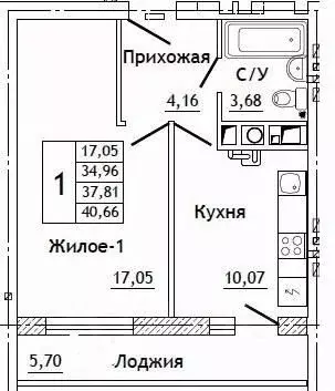 1-к кв. Смоленская область, Смоленский муниципальный округ, д. ... - Фото 0