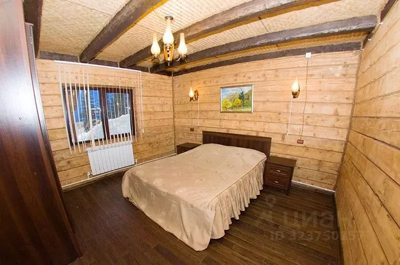 Дом в Карачаево-Черкесия, Домбай кп, пос. Альплагерь Алибек 5 (60 м) - Фото 1