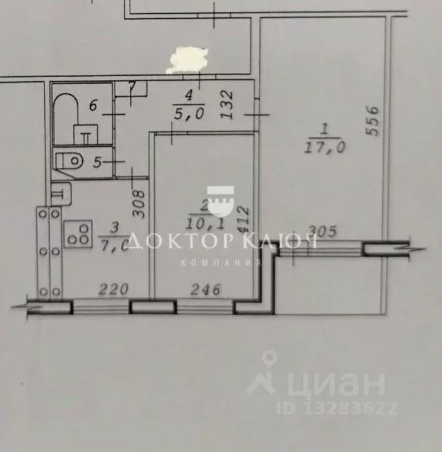 2-к кв. Новосибирская область, Новосибирск ул. Бориса Богаткова, 219 ... - Фото 1