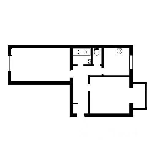 2-к кв. Иркутская область, Ангарск Б кв-л, 18 (55.6 м) - Фото 1