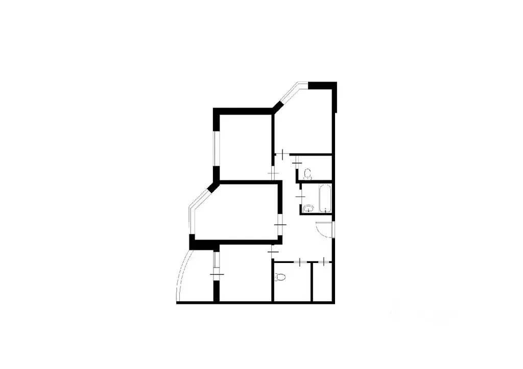 3-к кв. Москва Каширское ш., 59К1 (76.4 м) - Фото 1