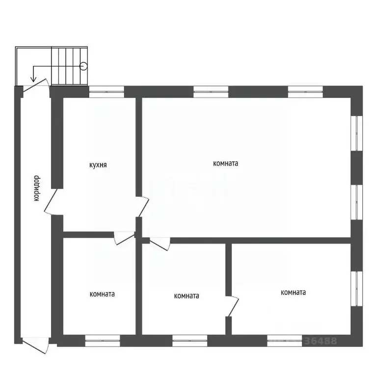 Дом в Амурская область, Благовещенск КПП мкр, ул. Почтовая, 67/3 (45 ... - Фото 1