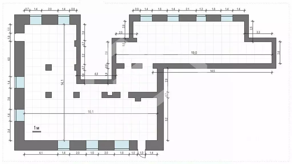 Торговая площадь в Москва Люсиновская ул., 53 (231 м) - Фото 1