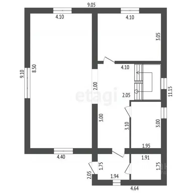 Дом в Ленинградская область, Гатчинский муниципальный округ, пос. ... - Фото 2