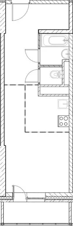 1-к кв. Московская область, Дмитровский муниципальный округ, д. ... - Фото 1