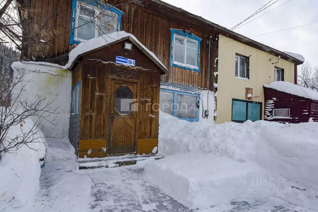 Дом в Кемеровская область, Таштагол ул. Калинина, 10-1 (200 м) - Фото 1