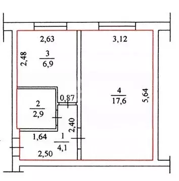 1-к кв. Удмуртия, Ижевск ул. Труда, 62 (31.5 м) - Фото 1