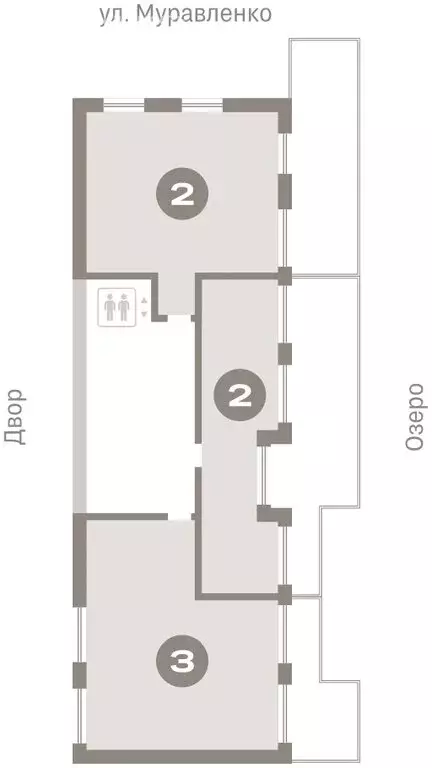 3-комнатная квартира: Тюмень, жилой комплекс Дом у Озера (143.12 м) - Фото 1