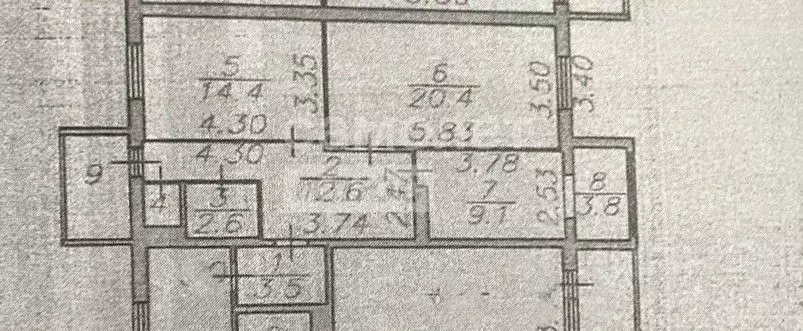 2-к кв. Астраханская область, Астрахань ул. Куликова, 81к1 (67.4 м) - Фото 1