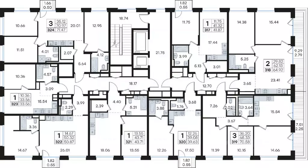 1-к кв. Нижегородская область, Нижний Новгород Глоракс Премиум Гребной ... - Фото 2