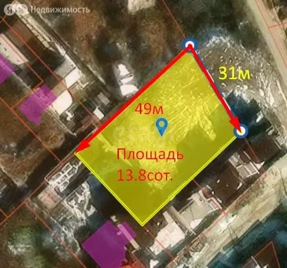 Участок в Супсех, Центральная улица (13.8 м) - Фото 1