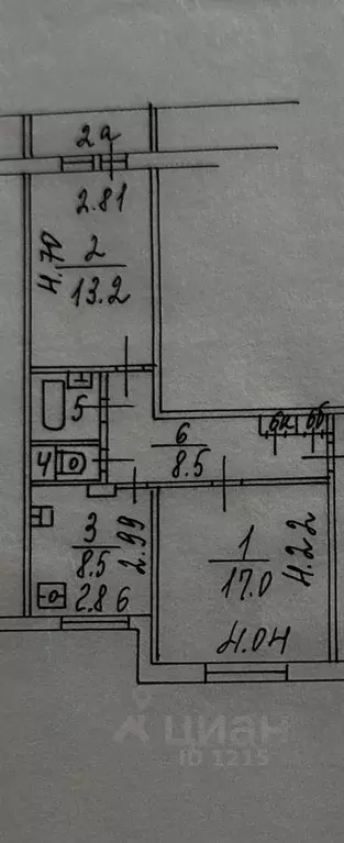 2-к кв. Москва ул. Ротерта, 3 (51.0 м) - Фото 2