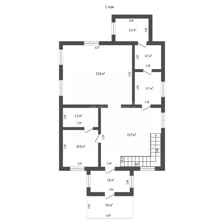 Дом в Тюменская область, Тюмень Парфеново мкр, ул. Хусаинова (201 м) - Фото 2