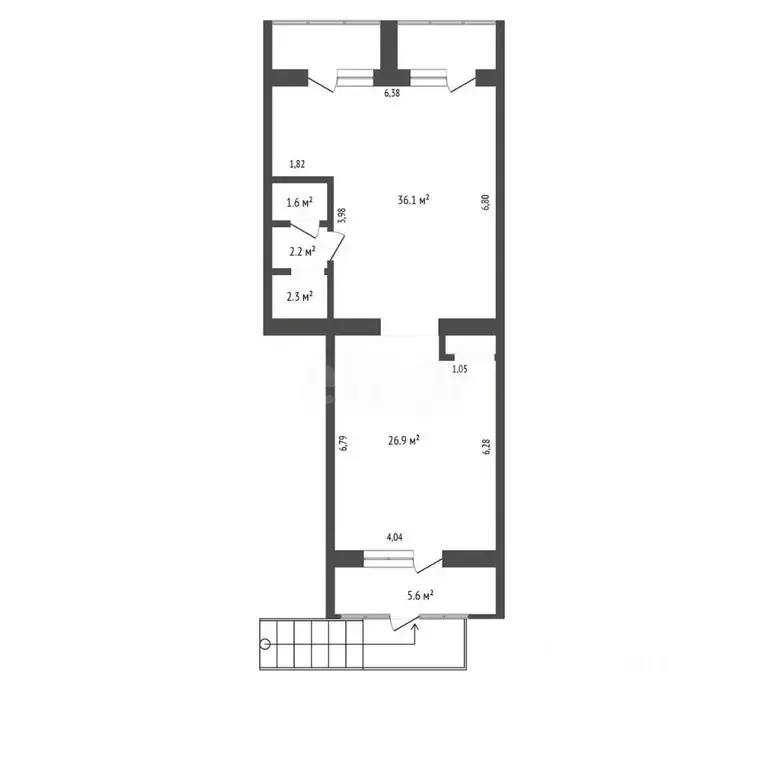 Помещение свободного назначения в Амурская область, Благовещенск ... - Фото 2