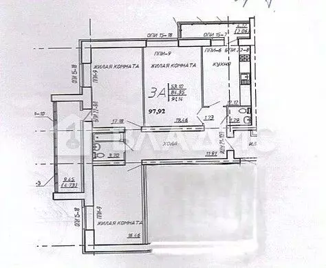3-к кв. Пензенская область, Пенза Коммунистическая ул., 21А (97.5 м) - Фото 2
