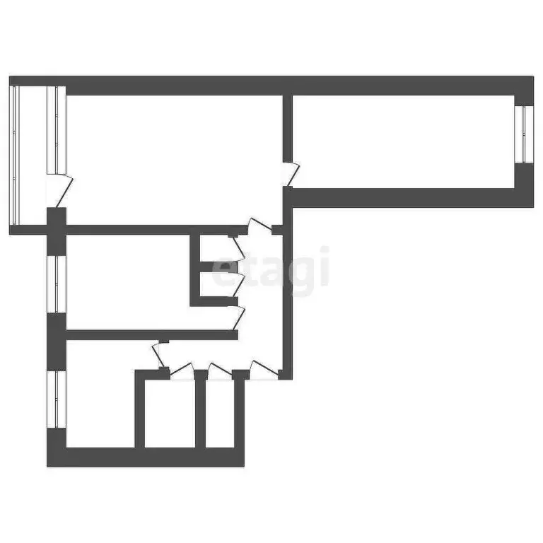 3-комнатная квартира: Нижний Тагил, Газетная улица, 22 (67.4 м) - Фото 1