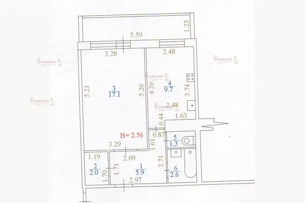 1-комнатная квартира: Екатеринбург, улица Учителей, 10 (39 м) - Фото 0