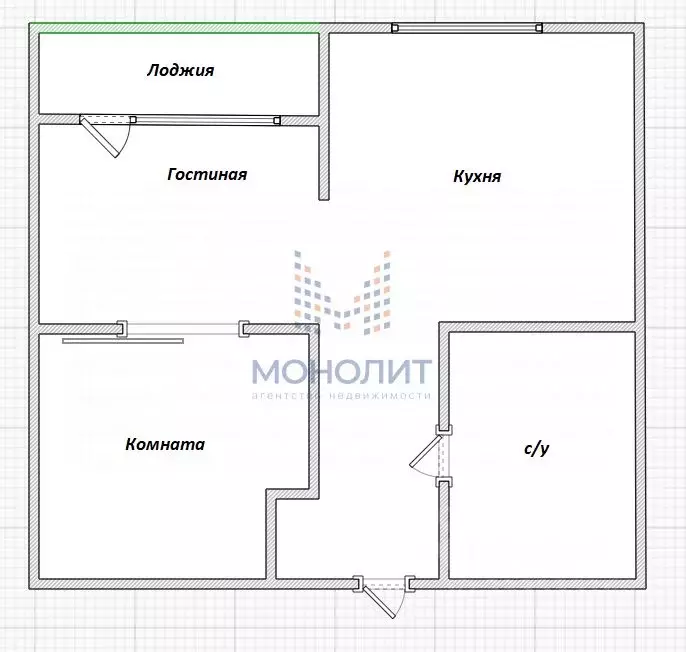 1-к кв. Москва ул. Михайлова, 31А (39.5 м) - Фото 2
