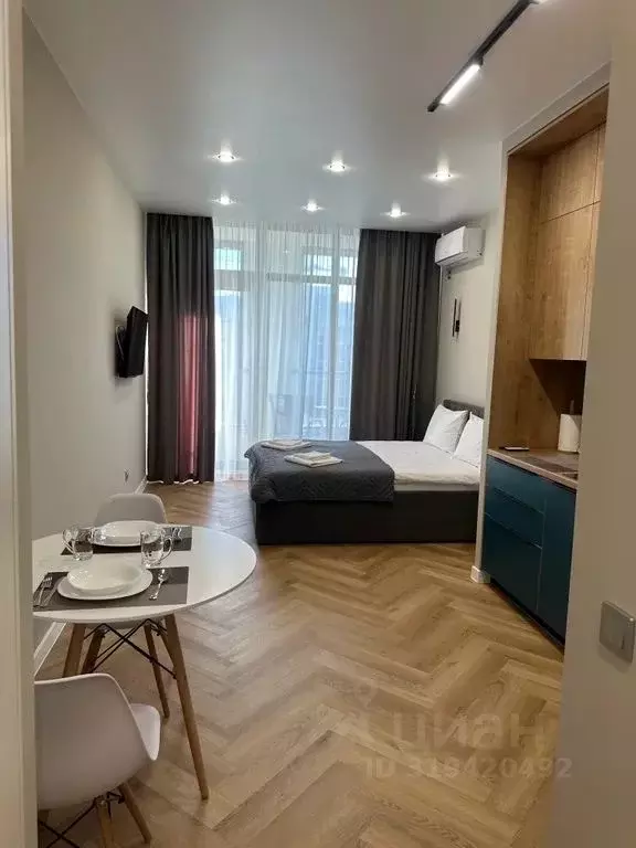 Студия Калининградская область, Зеленоградск ул. Гагарина, 87 (30.0 м) - Фото 1