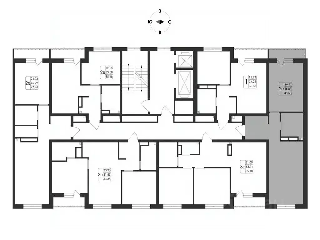 2-к кв. Воронежская область, Воронеж Первое Мая мкр, Май жилой ... - Фото 2