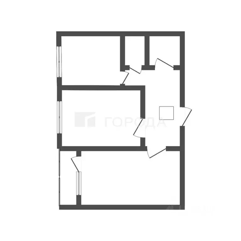 2-к кв. Алтайский край, Барнаул ул. Шумакова, 38 (46.1 м) - Фото 2