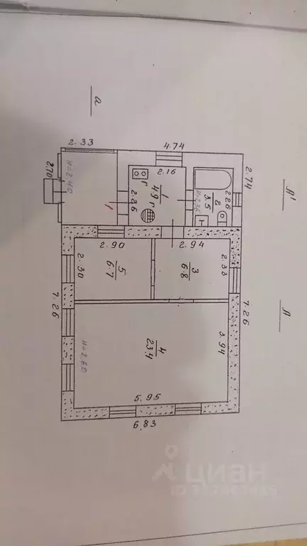 Дом в Московская область, Коломна ул. Менделеева, 21 (45 м) - Фото 0