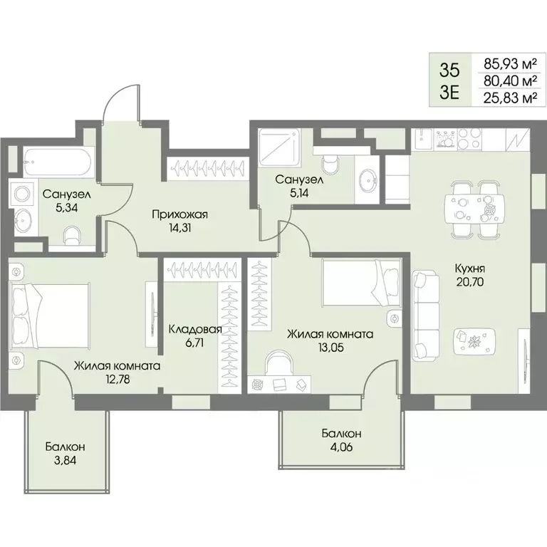 2-к кв. Ленинградская область, Выборгский район, Рощино пгт ул. ... - Фото 0