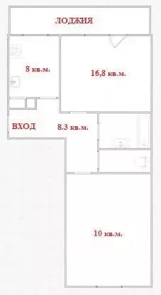 2-к кв. Свердловская область, Екатеринбург ул. Летчиков, 8А (47.5 м) - Фото 1