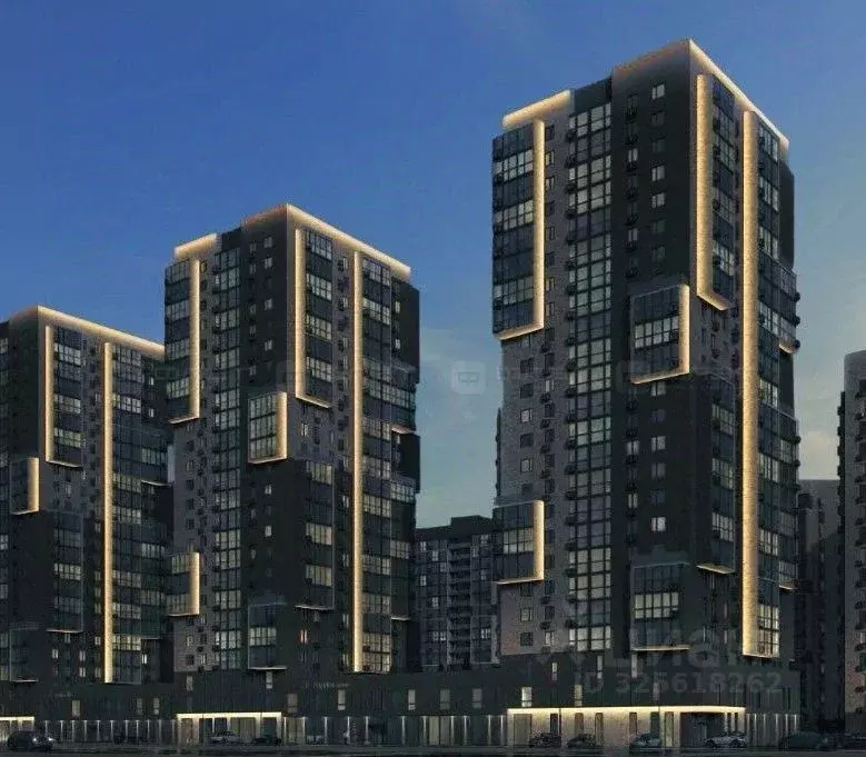 1-к кв. Татарстан, Казань Родины мкр, Наследие жилой комплекс (38.9 м) - Фото 1