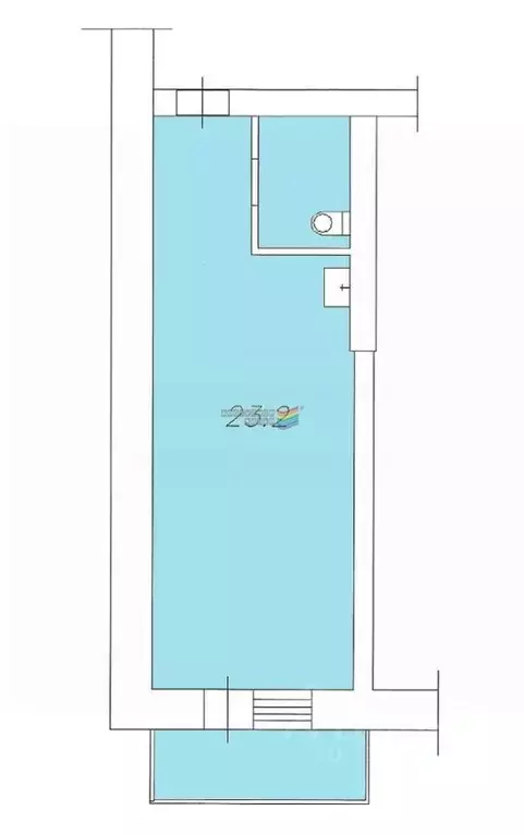 Студия Красноярский край, Красноярск Северный мкр, пер. Светлогорский, ... - Фото 2