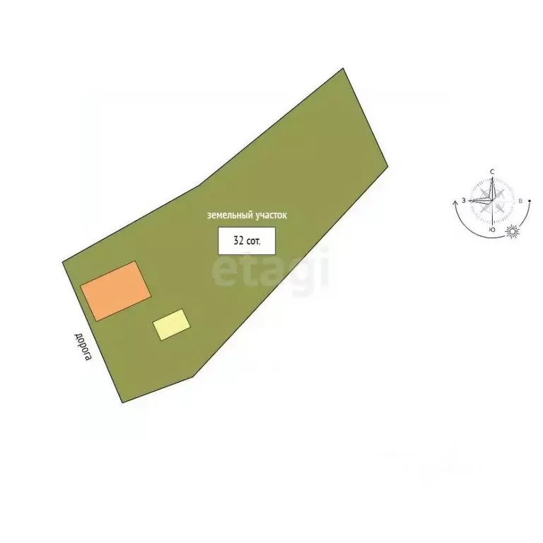 Дом в Пермский край, Чернушинский муниципальный округ, д. Капкан ул. ... - Фото 2