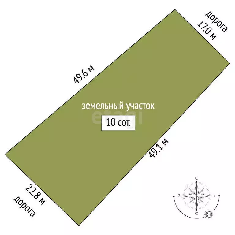 Участок в Севастополь, 1-я Беговая улица (10 м) - Фото 1