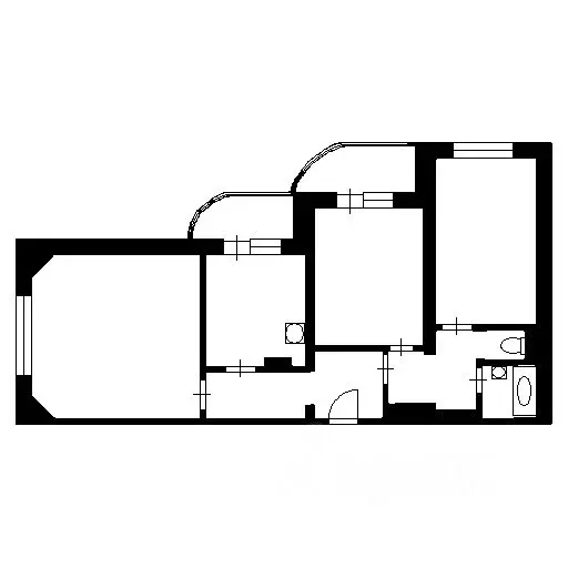 3-к кв. Красноярский край, Красноярск Северо-Енисейская ул., 44г ... - Фото 2